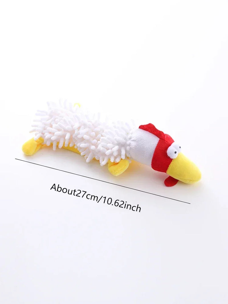 Pet Dog Toy Sound Plush Toy Squeak Toys Mop Fur Shell Frog Hippo Teeth Grinding Supplies Игрушки Для Собак