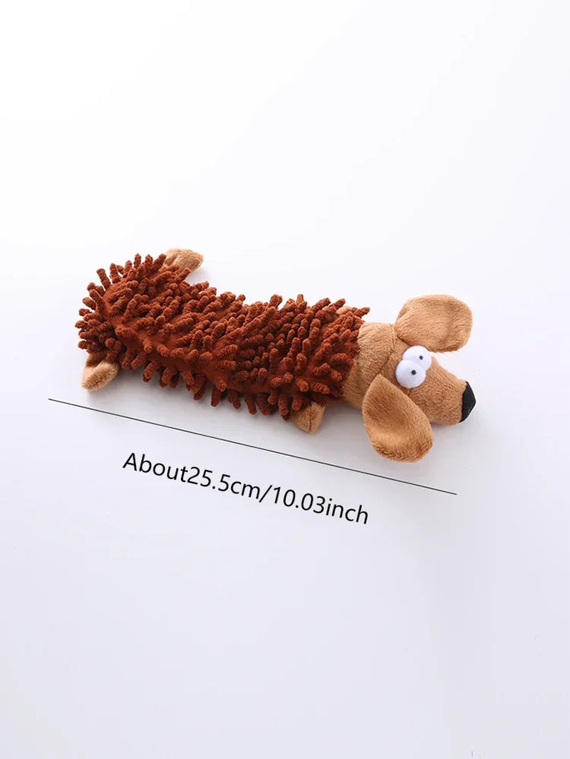 Pet Dog Toy Sound Plush Toy Squeak Toys Mop Fur Shell Frog Hippo Teeth Grinding Supplies Игрушки Для Собак