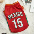 Dog Football Uniform Large Dog Jersey Basketball Clothing Puppy T-Shirts Summer Pet Cat Shirtsmesh Breathable Dog Sport Clothes
